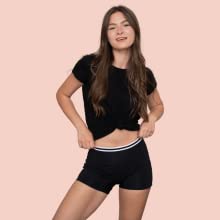 culotte menstruelle ultra règles adolescente flux très abondant lavable shorty fille coton boxer