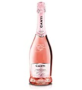 Canti Prosecco D.O.C. Rose Millesimato Extra Dry avec Cellophane Vin Petillant Italien 1 Bouteill...