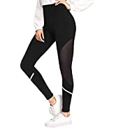 Sykooria Pantalon de Legging Femme Taille Haute Pantalon Elastique avec Poche pour Sport Yoga Jog...