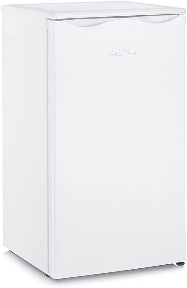 SEVERIN Réfrigérateur Congélateur, Pose libre, Longueur 48 cm, 83L, Porte réversible, Classe F, 160 kWh/an, 41 dB, Blanc, KS 8824