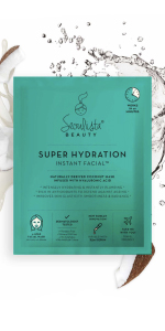 Seoulista Beauty super hydrating facial face skin sheet mask