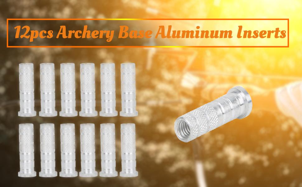 Archery Base Aluminum Inserts