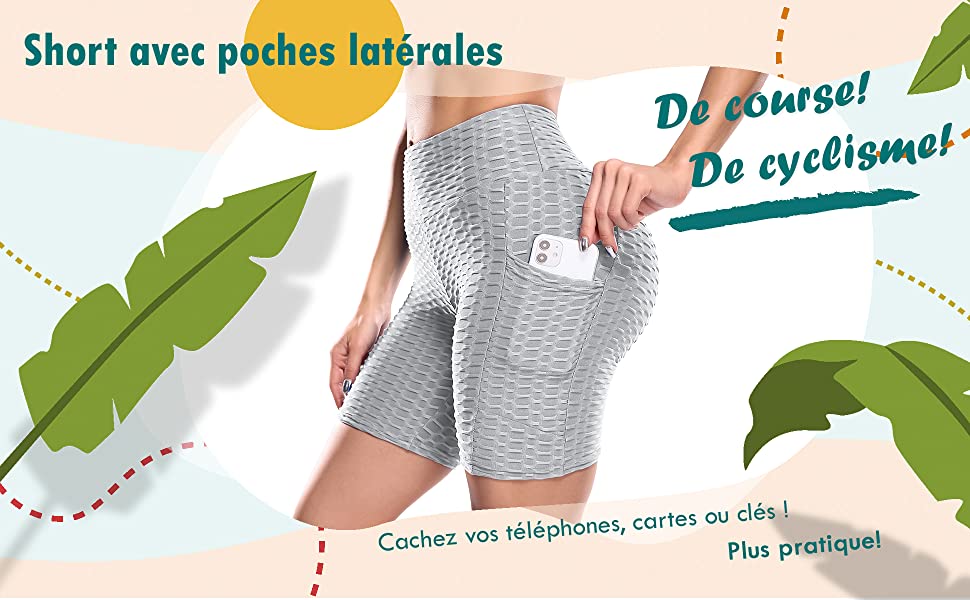 Short avec poches latérales