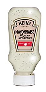 Heinz Mayonnaise Oignons Caramélisés Finement Aillée Flacon souple Top Down