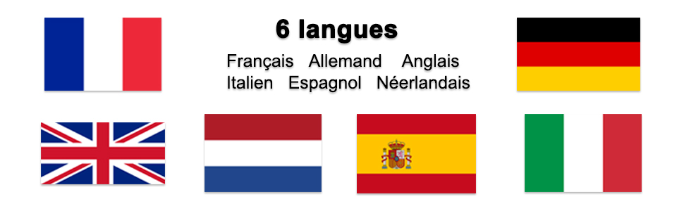 6 langues