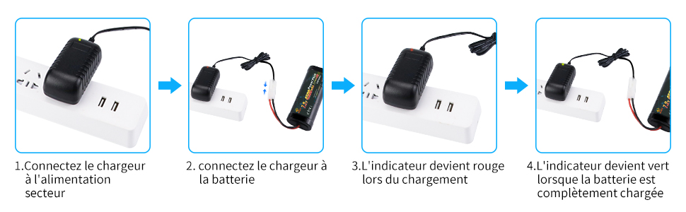 chargeur nimh 8.4v