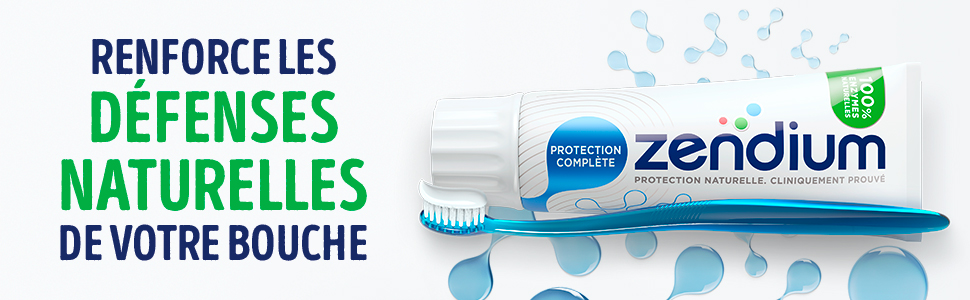 Zendium Dentifrice Protection Complète, renforce les défenses naturelles de votre bouche, hygiène