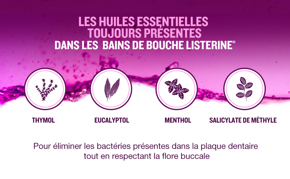 Listerine Bain De Bouche Quotidien, Total Care 6 En 1, pour une Haleine Fraîche