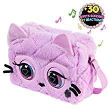 Purse Pets Fluffy chaton sac à main interactif compagnon animal mode tendance défilé jeu 5 ans