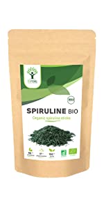 Spiruline paillette brindilles biologique france française biologique vegan artisanale vegetal