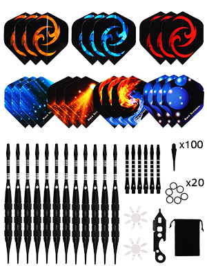 flechette pointe plastique