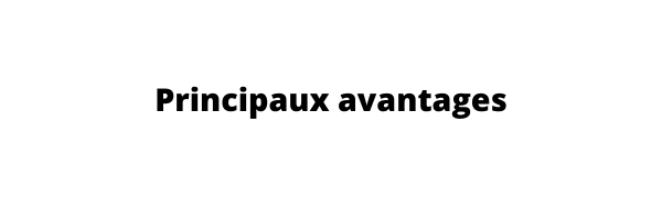 Principaux avantages