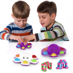 fidget toys pack pas cher objet satisfaisant sac pop it calendrier de l'avent pop it trousse pop it