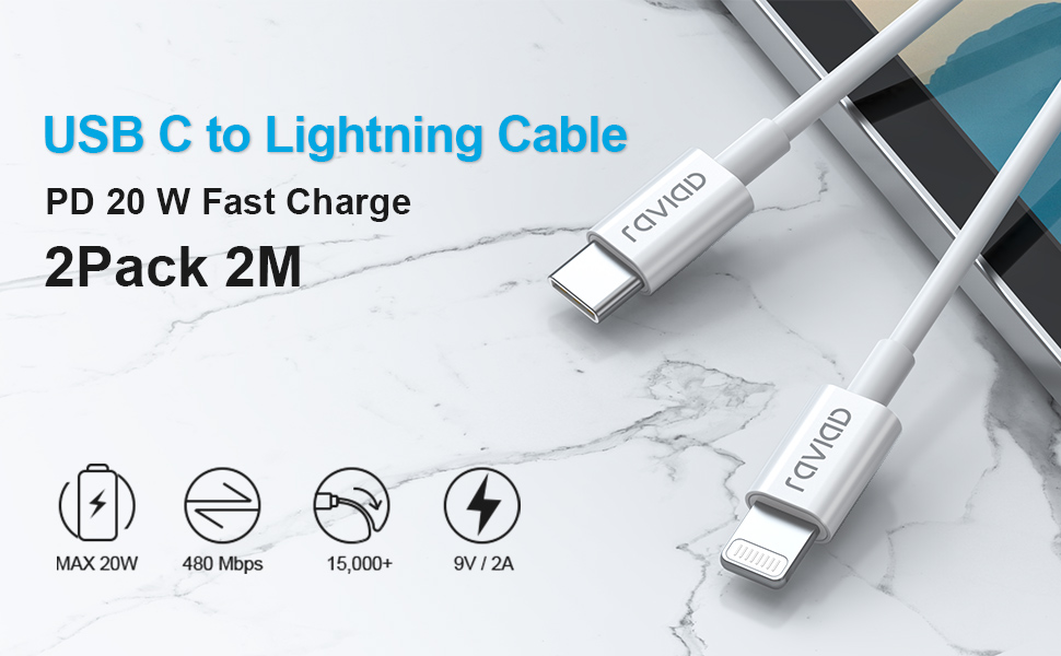 Câble USB C vers Lightning