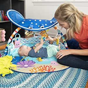 bright starts disney baby tapis d'eveil eveil jouetbebe nemo 