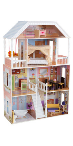 KidKraft Savannah Dollhouse, Wooden Dolls House, KidKraft Dollhouse