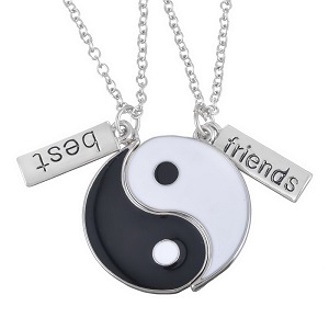 Collier d'amitié yinyang