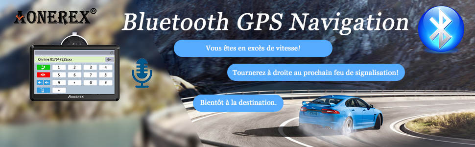 Aonerex Bluetooth GPS Navigation