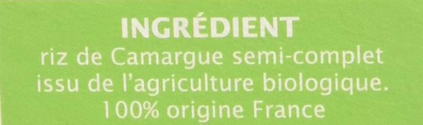 Jardin Bio Riz de Camargue Semi-Complet 500 g – Image 2