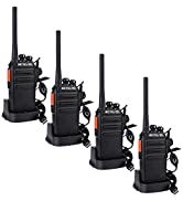 Retevis RT24 Plus Talkie Walkie Professionnel PMR446 sans Licence 16 Canaux CTCSS/DCS Talkie Walk...