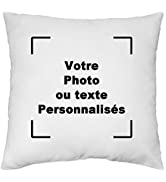 YONACREA - Coussin 40x40cm - Personnalisable avec la Photo ou Le Texte de Votre Choix (avec Garni...