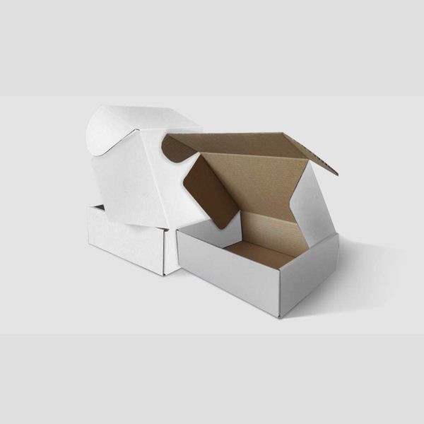 Boîte en Carton Kraft 153x102x76 MM pour l’expédition Postale, Maxibrief Carton Lot de 25, Blanc