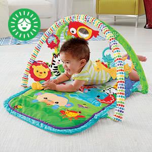 Tapis d’activités transportable qui garde bébé occupé: jouets, sons & musique!