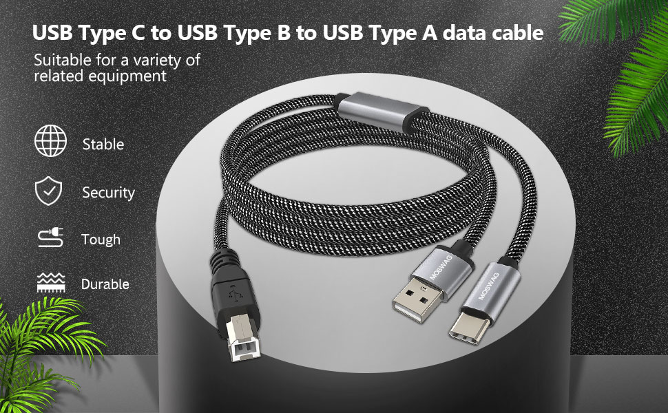 Câble d'imprimante USB / USB C