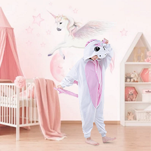 pyjama licorne enfant rose