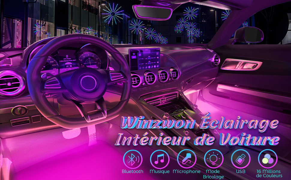 Éclairage Intérieur de Voiture