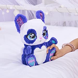 Peek A Roo Maman panda roo bébé surprise peluche interactive vente animé magique jeu 5 ans