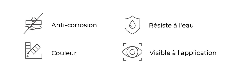 IPONE GRAISSE DE CHAINE BLANCHE ANTI-CORROSION RESISTE A L'EAU VISIBLE A L'APPLICATION