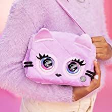 Purse Pets Fluffy chaton sac à main interactif compagnon animal mode tendance défilé jeu 5 ans