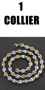 collier grain de cafe or