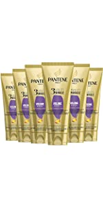 Pantene Pro-V après Shampoing volume corps cheveux fins et plats 3 Minute Miracle brilliants forts 