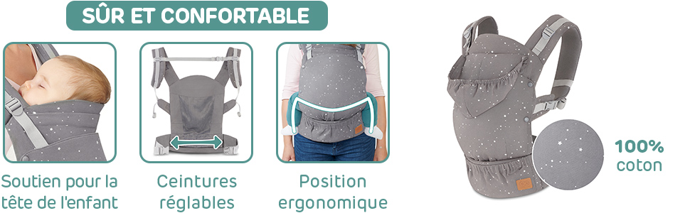 coton pour bébé enfant anti dysplasie sangles