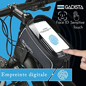 dévelecteur d’empreinte intégré au niveau du bouton central, compatible reconnaissance faciale