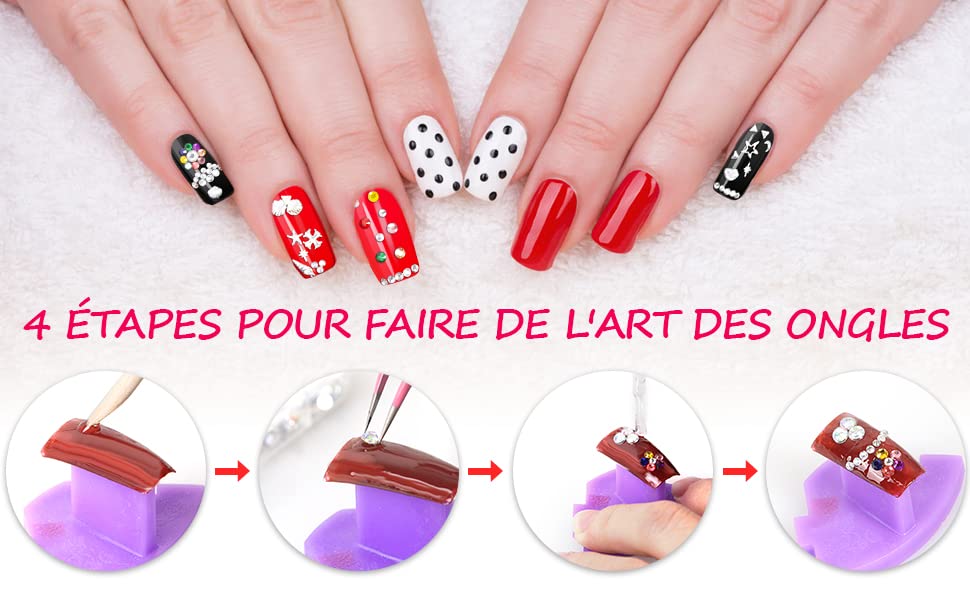 Strass art d'ongle pour nail art