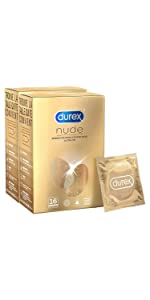 Préservatifs Nude Sensations peau contre peau Durex