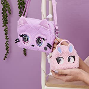 Purse Pets Fluffy chaton sac à main interactif compagnon animal mode tendance défilé jeu 5 ans