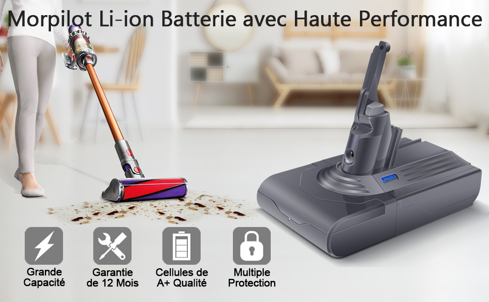 morpilot li-ion batterie avec haute performance