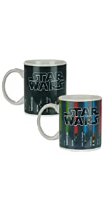 Mug sabre laser changeant de chaleur