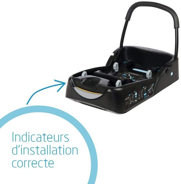 Bébé Confort Base/Embase Citi pour Siège-Auto Cosi Citi, Groupe 0+ (jusqu'à 13 kg), De la Naissance à 12 Mois, Noir