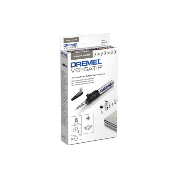 Dremel 2000 Versatip Fer à Souder à Gaz, Station Soudage avec 6 Accessoires et Fil d’Étain pour Pyrogravure, Soudure, Découpe à Chaud, Formage, Thermoformage, Thermorétraction et Décapage de Peinture – Image 5