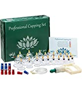Uplife Pistolet Massage Kit Cupping Kine Ventouses Chinoises d'Aspiration Anti Cellulite Soulager...