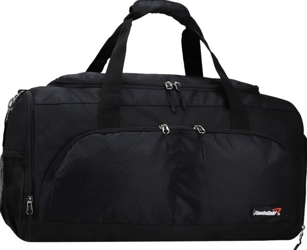 foolsGold Grand sac de sport, Noir , Sac de voyage – Image 6