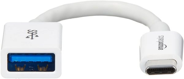 Adaptateur femelle USB Type-C vers USB 3.1 1e génération - Blanc – Image 7