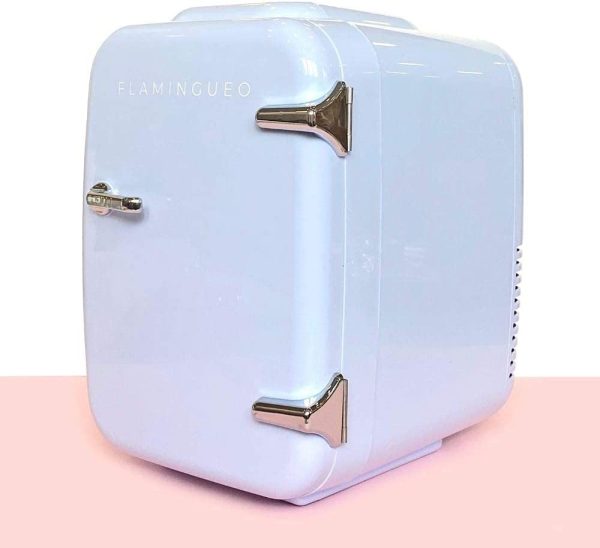 Mini Frigo de Chambre - Petit Frigo 4L, Mini Frigo Cosmetique, Frigo Portable, Réfrigérateur Électrique Portable 12V/220V, Fonction Chaud/Froid, Petit Frigo de Chambre – Image 5