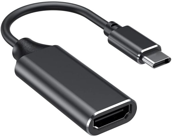 Adaptateur USB C vers HDMI, Adaptateur USB Type C à HDMI 4k (Thunderbolt 3 compatible) avec sortie audio vidéo pour MacBook Pro 2018/2017, iPad pro 2018, Samsung Note 9/S9, Huawei Mate 20 etc (Black) – Image 3