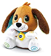 jouet chien, peluche, peluche bébé, peluche chien, peluche interactive, chien oreilles, cadeau 1 an